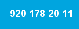 920 178 20 11